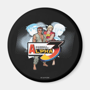 Aimant Alpha 3 Ken et Ryu de Street Fighter