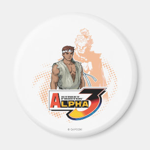 Aimant Alpha 3 Ryu et Akuma de Street Fighter
