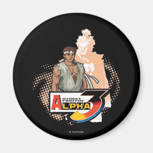 Aimant Alpha 3 Ryu et Akuma de Street Fighter