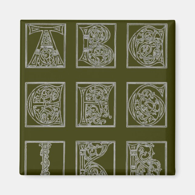 Aimant Alphabet (Devant)