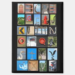 Aimant Alphabet épelé avec lettres d'images