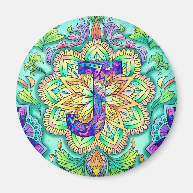 Aimant Alphabet J (Devant)