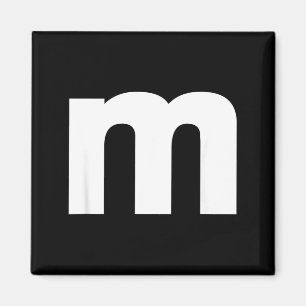 Aimant Alphabet M Majuscules Et Nombres