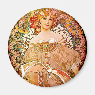 Aimant Alphonse Mucha Dreaming