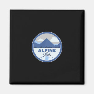 Aimant Alpine Utah Ut Montagnes Dge Randonnée Souvenir 