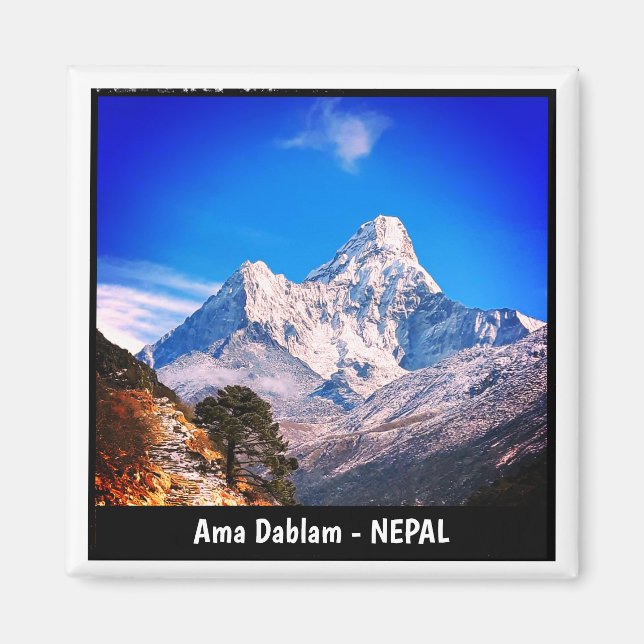 Aimant Ama Dablam, Sagarmatha, Everest Trek - Népal (Devant)