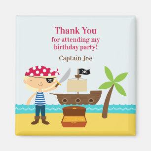 Aimant Amande de pirate Merci