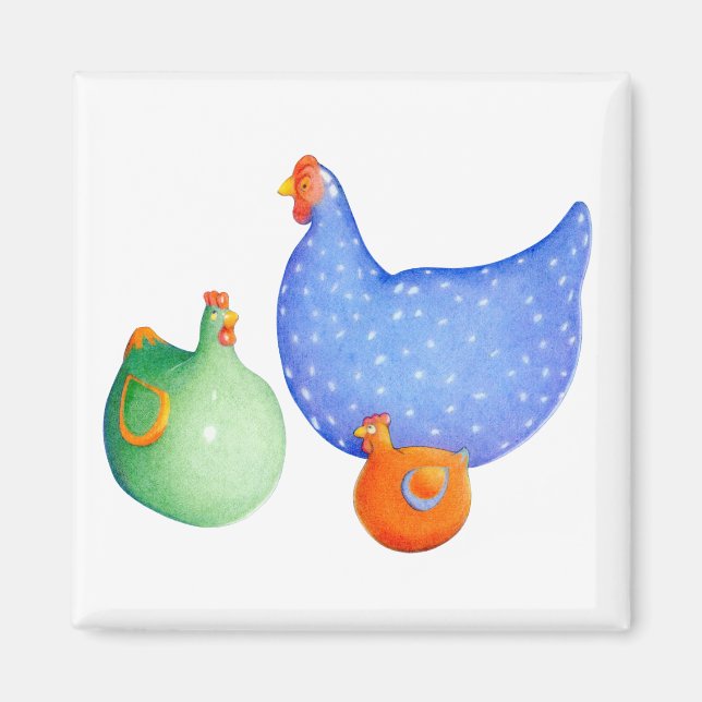 Aimant Amande de poule française (Devant)