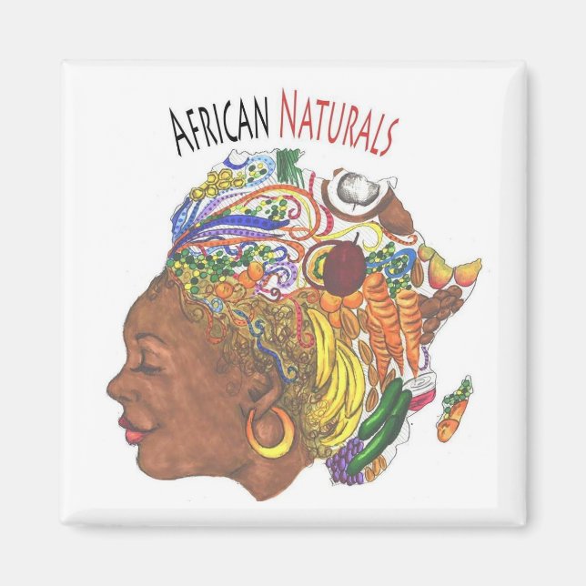 Aimant Amande Naturals Africains (Devant)