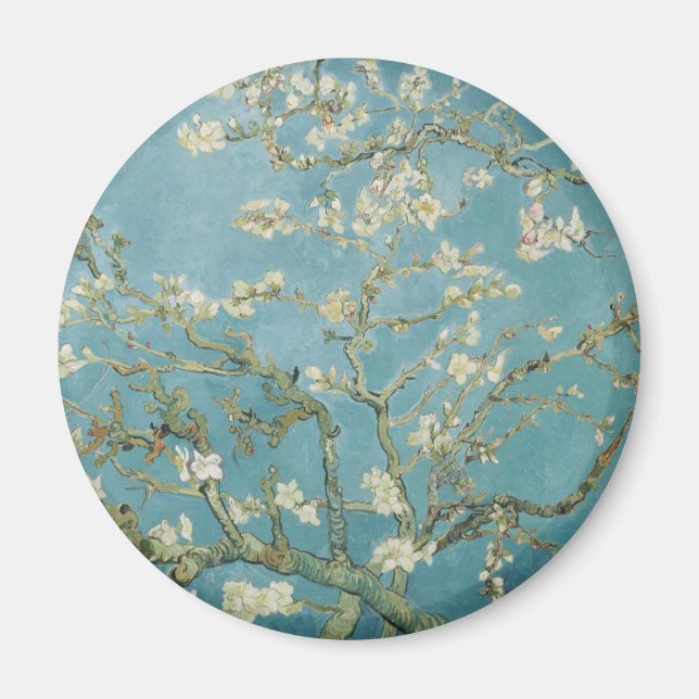 Aimant Amandiers en fleurs par Vincent Van Gogh (Devant)