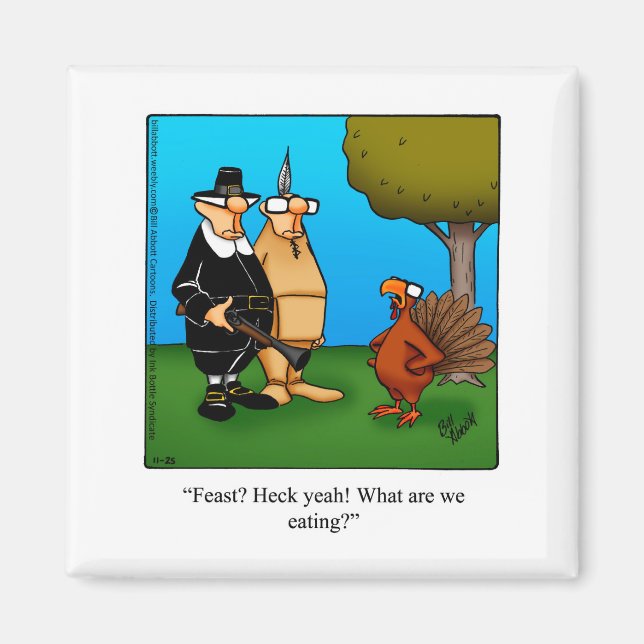 Aimant Amant de l'Humour de Thanksgiving (Devant)
