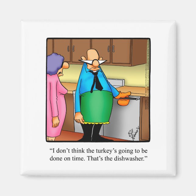 Aimant Amant de l'Humour de Thanksgiving (Devant)