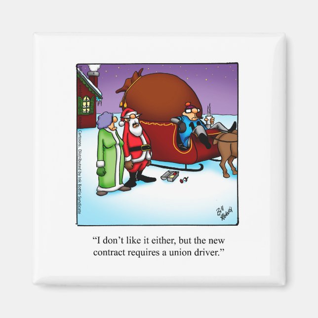Aimant Amant d'Humour de Noël drôle (Devant)