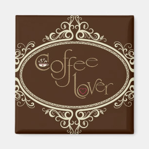 Aimant amant fascinant de café