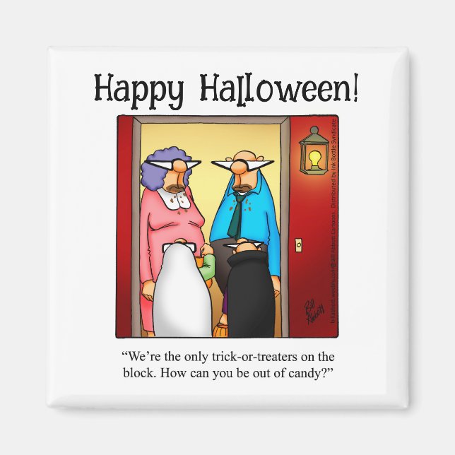 Aimant Amant Humour Halloween drôle (Devant)