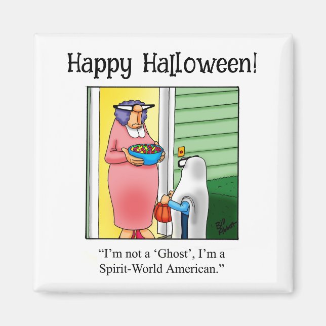 Aimant Amant Humour Halloween drôle (Devant)