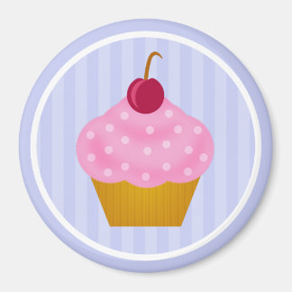 Aimant Amante à cerise Kawaii Cupcake