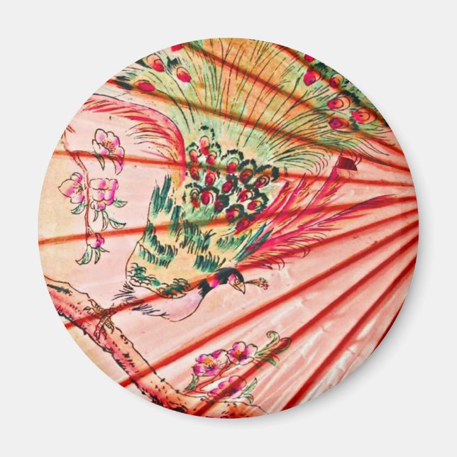 Aimant Amante japonaise à la parasole (Devant)
