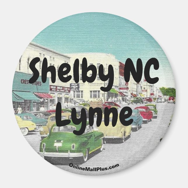 Aimant Amarre Shelby NC Lynne (Devant)