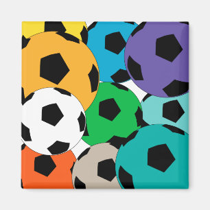 Aimant amas de balles de football