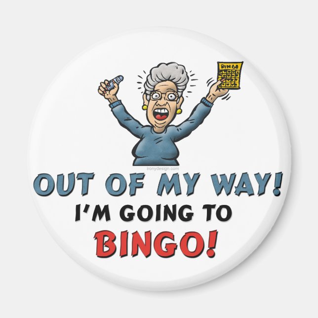 Aimant Amateurs de bingo (Devant)