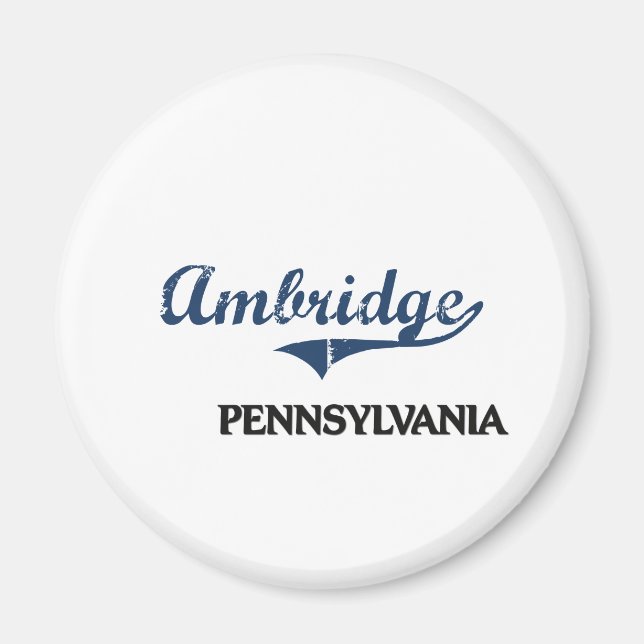 Aimant Ambridge Pennsylvania City Classic (Devant)