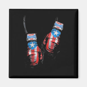 Aimant American Flag Boxing Usa Gants Salle De Sport Boxe
