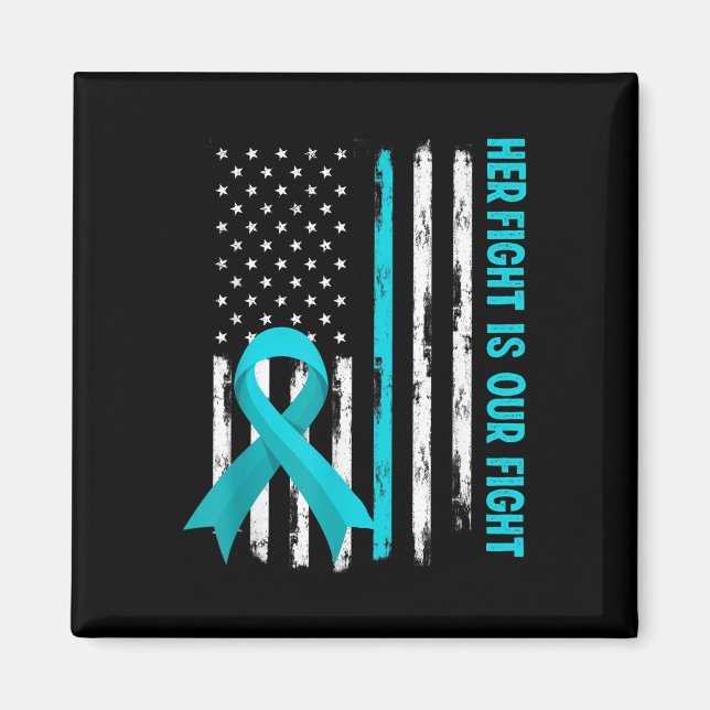 Aimant American Flag Son Combat Est Mon Syndrome De Pots  (Devant)