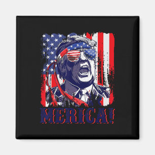 Aimant Amérique 4 juillet Drapeau américain Murica Amériq