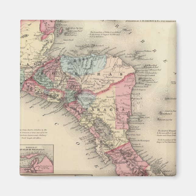 Aimant Amérique centrale 5 (Devant)