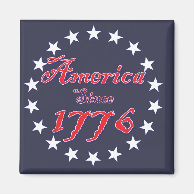 Aimant Amérique depuis 1776 (Devant)
