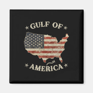 Aimant Amérique du Golfe des États-Unis Salutation Trump 