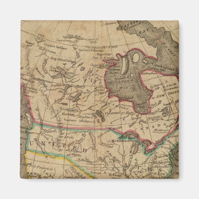 Aimant Amérique du Nord 14 (Devant)