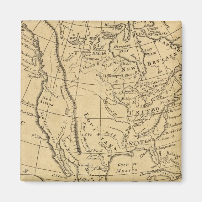 Aimant Amérique du Nord 44 (Devant)