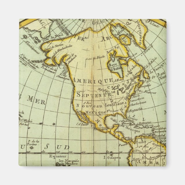 Aimant Amérique du Nord et Amérique du Sud (Devant)