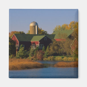 Aimant Amérique du Nord, États-Unis, Wisconsin. Grange ro