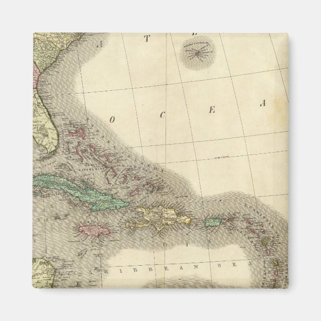 Aimant Amérique du Nord Sud (Devant)