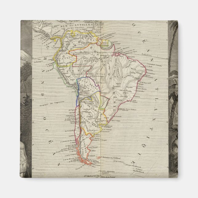 Aimant Amérique du Sud 16 (Devant)