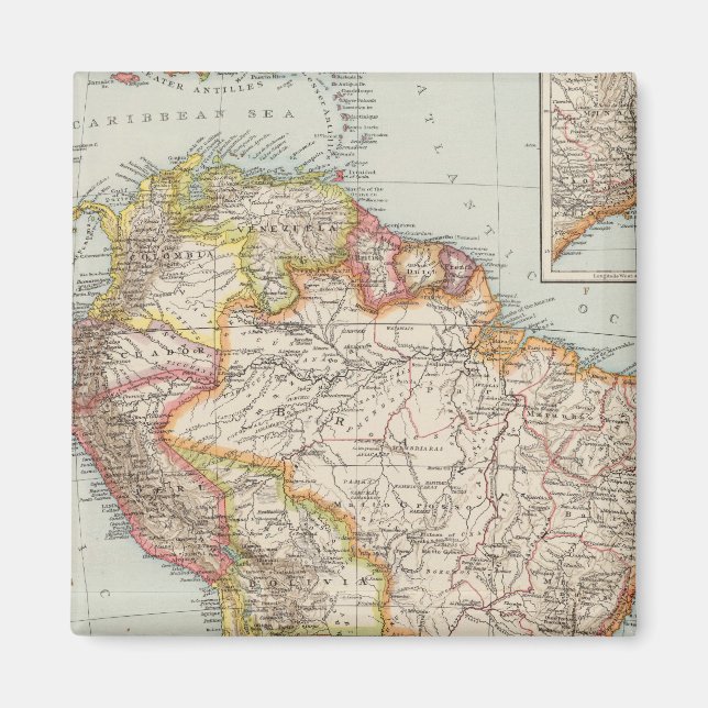 Aimant Amérique du Sud 2 (Devant)