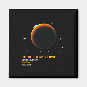 Aimant Amérique Totalité 04 08 24 Total Éclipse Solaire 2