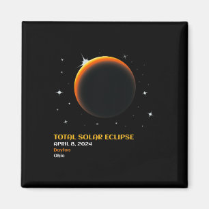 Aimant Amérique Totalité 04 08 24 Total Éclipse Solaire 2