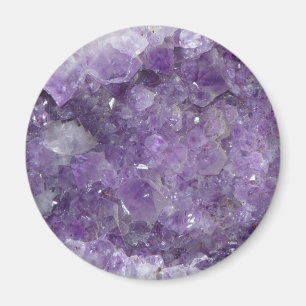 Aimant Améthyste Nouvel Âge Crystal Healing Cluster Photo