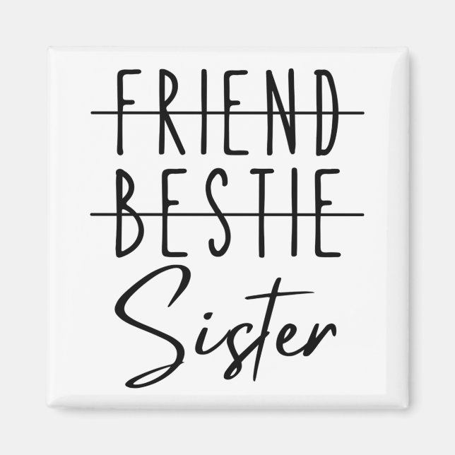 Aimant Ami Bestie Soeur (Devant)