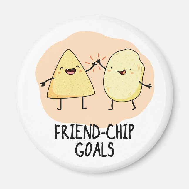 Aimant Ami-Chip Buts Amusants Alimentation Chip Pun (Devant)