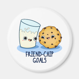 Aimant Ami-Chip Buts Drôle Lait Cookies Pun