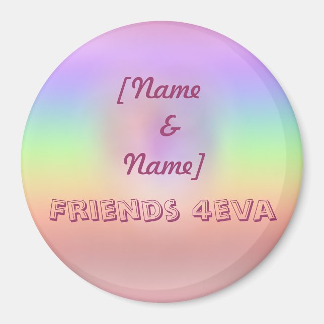Aimant Amis 4eva (Devant)