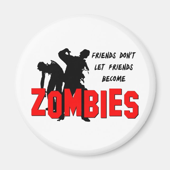 Aimant Amis de Zombie (Devant)