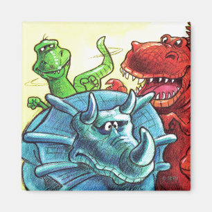 Aimant Amis Dinosaur