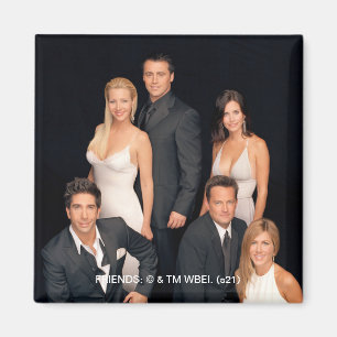 Aimant AMIS™   Groupe en noir et blanc