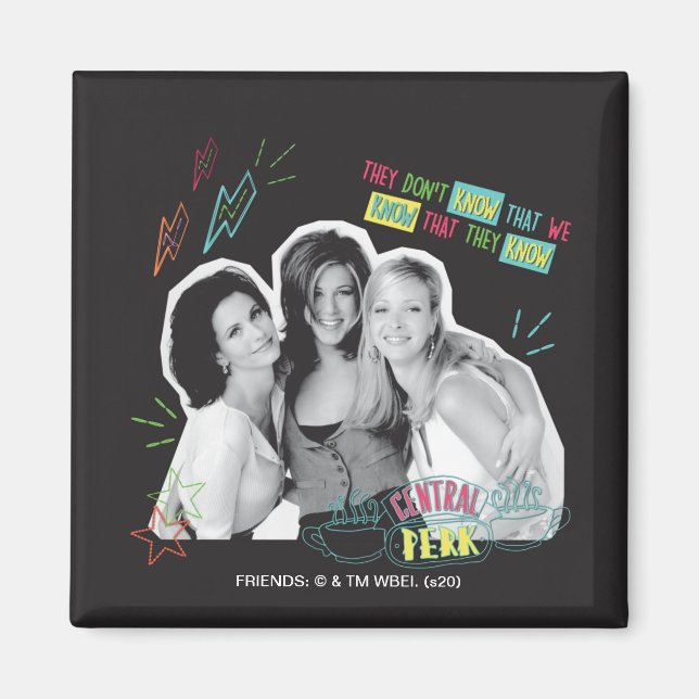 Aimant AMIS™ | Monica, Rachel et Phoebe (Devant)